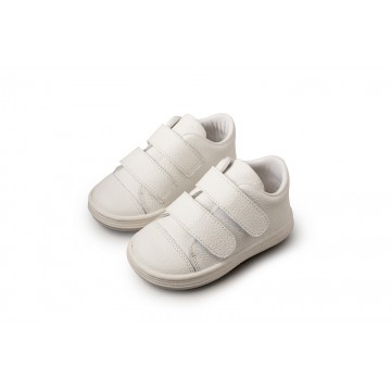 Babywalker δερμάτινο sneaker λευκό ΠΑΠΟΥΤΣΙΑ